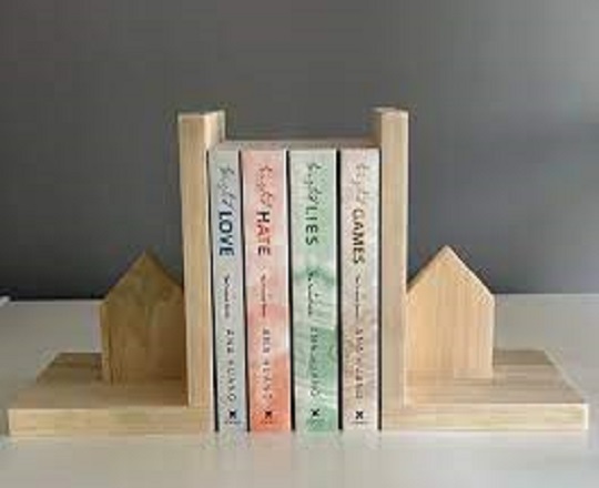 Wooden Bookends